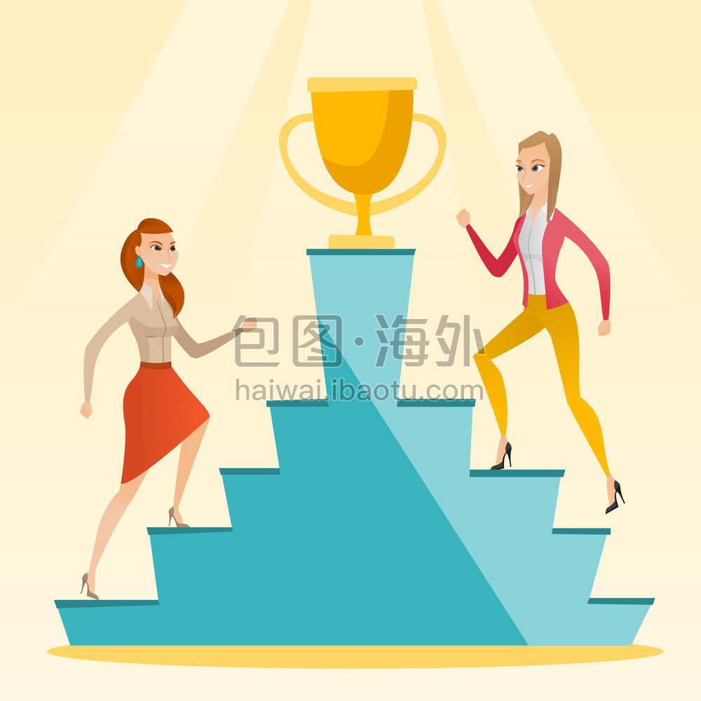 像木偶一样的白人女商人。女商人坐在办公室的